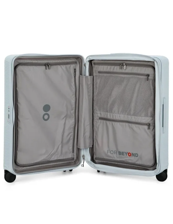 Echolac Light Blue Ultima 67 Cm Hardside 4-Double Wheeled Expandable Check-In Luggage Trolley - Light Blue  | Best Price UAE